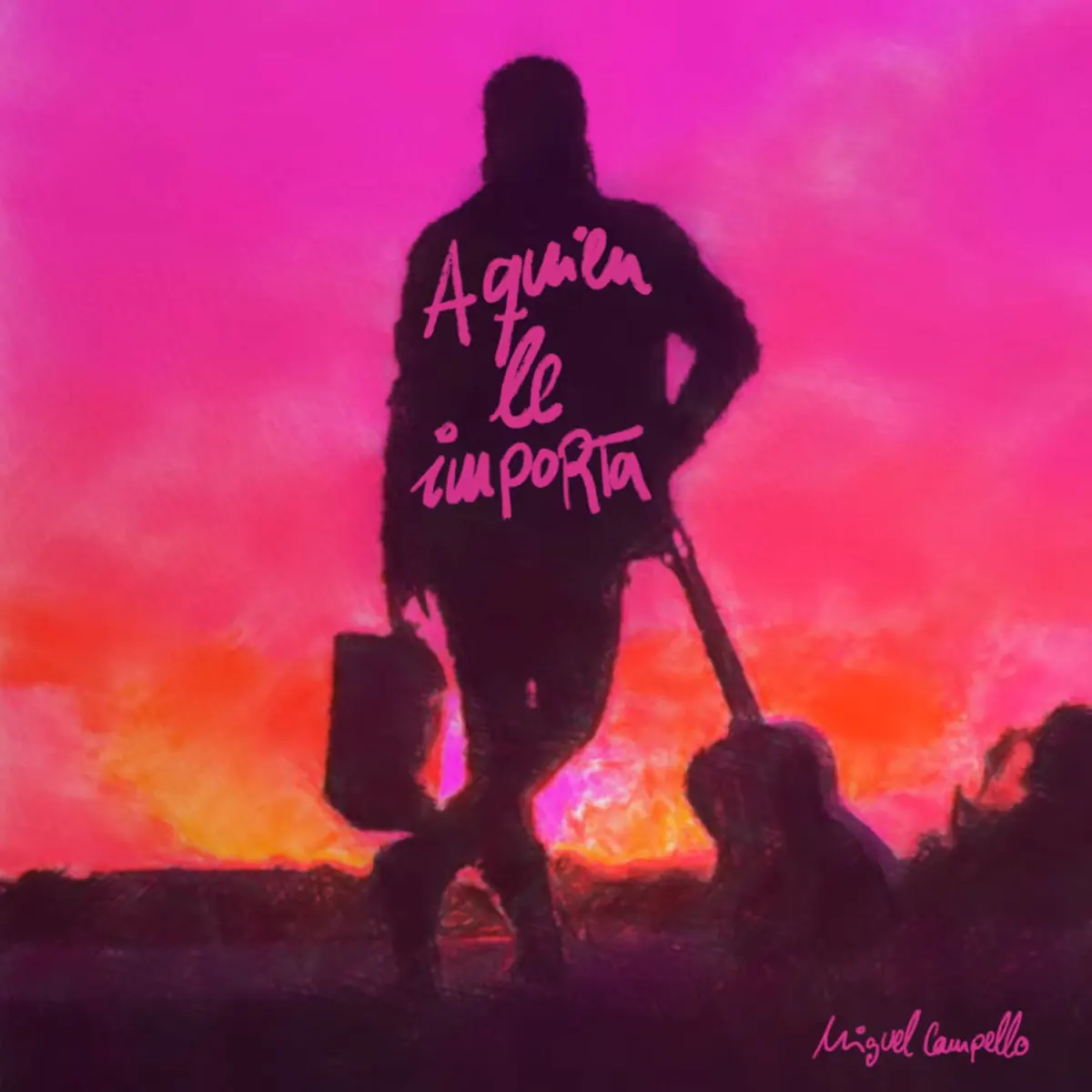 Portada del tema "¿A quién le importa?", versionado por Miguel Campello